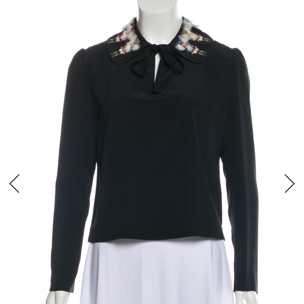Olympia Le Tan Christmas Nutcracker blouse NWT